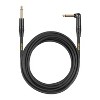 Clef Audio Labs Instrument Guitar Cable, 20ft - 1/4 inch TS Straight to Right Angle Electric bass Guitar AMP Cord  PVC Jacket - 3 of 4