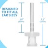 Impresa 25-Pack of Ear Washer Disposable Tips/Replacement Ear Wash Tubes, Compatible with Doctor Easy (TM) Elephant & Rhino Ear - 3 of 4