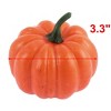 Unique Bargains Halloween Christmas Home Vegetables Decoration Artificial Foam Pumpkins Orange 1 Pc - 2 of 4