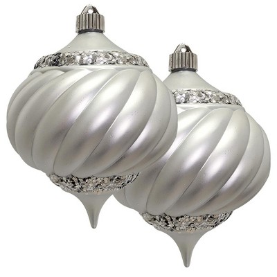 Glittered Shatterproof Finial Boxed Orn main image 0