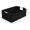 REGALWOVEN Fabric Collapsible Large Capacity Open Storage Bins 1 Pack - 4 of 4