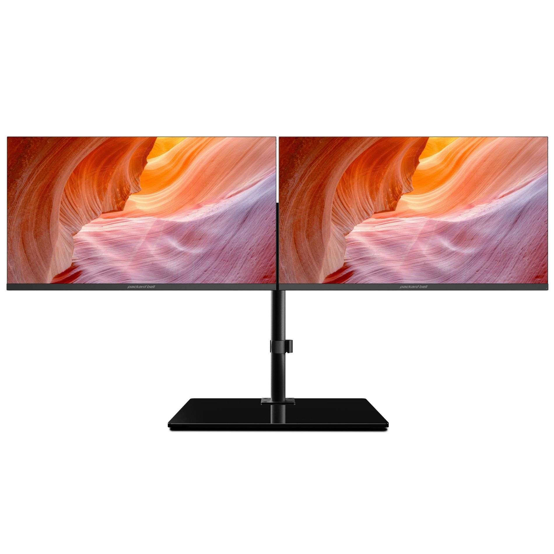 Packard Bell airFrame 43" Dual Monitor Workstation: High-Definition VA Panel, HDMI, 75Hz