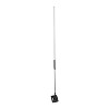 Tram® 25 MHz to 1,300 MHz Scanner Glass-Mount Antenna with RG58/U Cable and BNC Connector in Silver - 4 of 4
