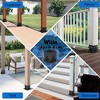 Pergola Brackets Kit for 4"x 4" (Actual 3.6" X 3.6") Lumber, Steel Corner Bracket Woodworks Kit for Gazebo, Patio Pergolas - 4 of 4