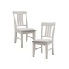 CAVINAS Dining Chairs Kitchen Chairs Set of 2 Stool Country-inspired Dining Chairs in Solid Wood Frame for Kitchen - 3 of 4