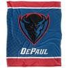 Depaul University Logo Dots Silky 50x60 Blanket, 1 Sided - 2 of 4