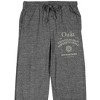 Ouija Letter Number Pattern Men's Heather Gray Sleep Pajama Pants - image 2 of 4