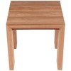 Meridian Furniture,Tulum Natural Teak Outdoor End Table - 3 of 4