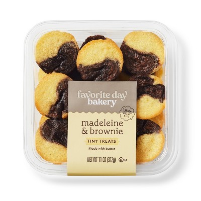 Madeleine Cookies and Brownie Duo - 12ct - Favorite Day™