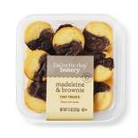 Madeleine Cookies and Brownie Duo