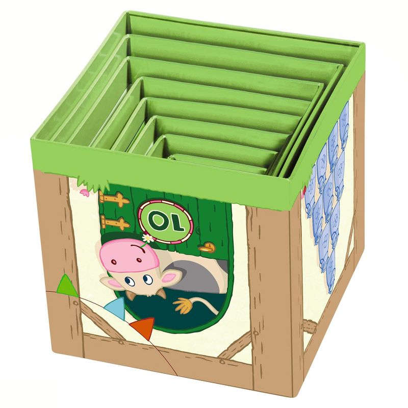 HABA On the Farm Sturdy Cardboard Nesting & Stacking Cubes, 2 of 11