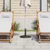 VidaXL Umbrella Base Green 17.3 in.x17.3 in.x12.2 in. Cast Iron - 2 of 4