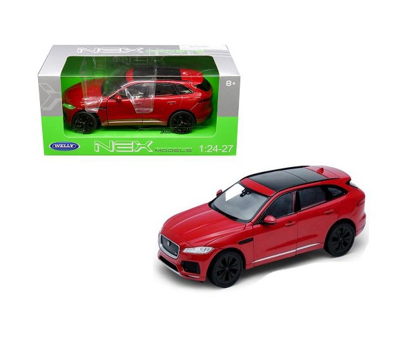 Jaguar F-Pace Red 1/24 - 1/27 Diecast Model Car by Welly