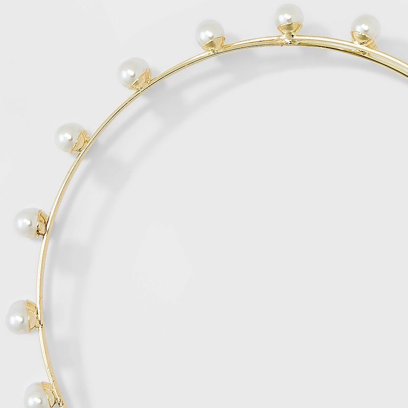 Duo Wire Pearl Headband - A New Day&#8482; Gold, 4 of 7