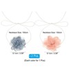 Unique Bargains Prom Wedding Adjustable Delicate Fabric Camellia Choker Necklace 82.68" - 2 of 4