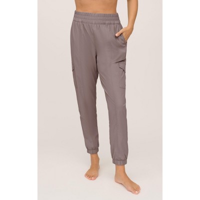 Yogalicious Womens Lux Laila Wide Leg Flare Pants - Antler - X Small