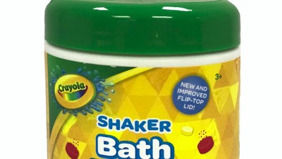 Crayola bath dropz 🖍 #toddlermom #fypシ #toddlersoftiktok #Crayola #t