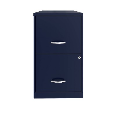 18" 2-Drawer Vertical File Cabinet Navy - Space Solutions