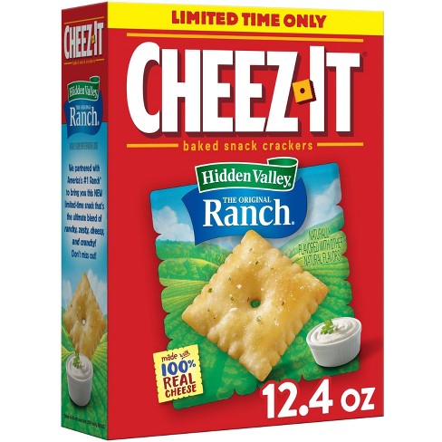 Cheez-it Hidden Valley Ranch - 12.4oz : Target