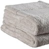 HomeRoots Set of Two Beige Cotton 16" X 30" Quick Dry Terry Cloth Hand Towels - 3 of 3