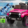 12V Kids Ride On Truck Car w/Remote Control, Spring Suspension, 3 Speeds, LED Light, Music & Horn - 4 of 4