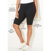 Catherines Women's Plus Size Knit Bike Short - 3 of 4