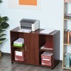 NicBex Mobile File Cabinet with Double Door,Office Cabinet with Metal Handles and Casters,Modern Cabinet,Filing Cabinets for Home Office - 2 of 4