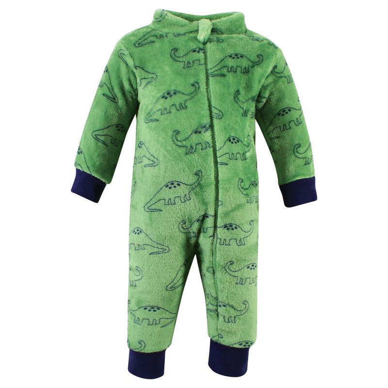 Hudson Baby Toddler Boys Plush Jumpsuits, Dinosaurs, 4 of 5