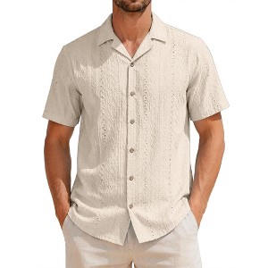 knit dress shirt mens Amazon.com: COOFANDY Men's Casual Cable Knit Shirts Button Up Shirts Short  Sleeve Shirt Crochet Polo Resort Shirts Slim Fit Shirts Black : Clothing,  Shoes & Jewelry