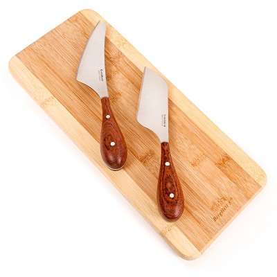 BergHOFF BergHOFF Aaron Probyn 2 Piece Stainless Steel Cheese Knife Set with Wood Handles