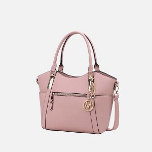 MKF Collection Janise Solid Vegan Leather Tote Bag Purse by Mia K - 1 of 4