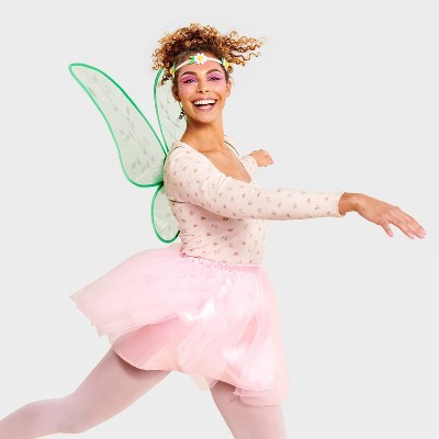 Adult Garden Fairy Halloween Costume Accessory Kit - Hyde and EEK! Boutique™ Pink/Green