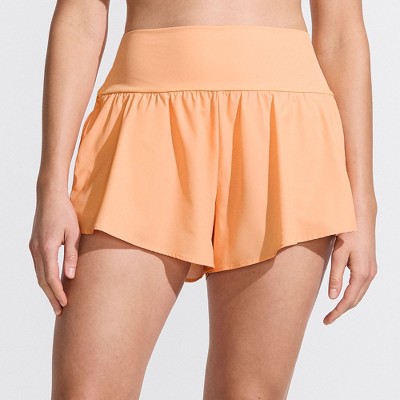 Lands' End Women's 3" Pinchless Flutter Swim Short with Panty