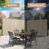 SKRAN 276" x 71''Retractable Side Awning, Waterproof & UV-Resistant, Privacy Screen Divider Roll Up Balcony for Outdoor, Patio, Baryard(Beige) - 4 of 4