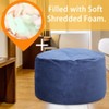 Giant 4ft Bean Bag Chair with High-Rebound Memory Foam, Plush Dutch Velvet Cover, Soft Foam-Filled Lazy Sofa for Kids & Adults - 4 of 4