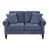Evok Contemporary Chenille Upholstered Loveseat - miBasics - 4 of 4