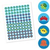 Big Dot of Happiness Under the Sea Critters - Baby Shower or Birthday Party Round Candy Sticker Favors - Labels Fits Chocolate Candy (1 Sheet of 108) - 2 of 4