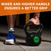 Gulches Wide Grip 3-Piece or 4-Piece Kettlebell Fitness Weight Sets of 5 lbs, 10 lbs, 15 lbs, and 20 lbs, 3-Piece Sets - 2 of 4