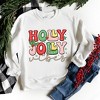 Simply Sage Market Women's Graphic Sweatshirt Holly Jolly Vibes Distressed - 3 of 4