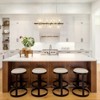 Rennnsan Arquesa 15"W 9-Light Sputnik Dandelion Crystal Modern Glam Dimmable Kitchen Island Pendant in Silver&Gold - 4 of 4
