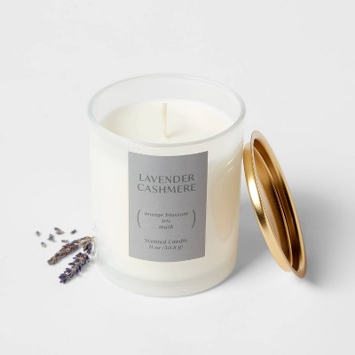 1-Wick 11oz Glass Jar Candle Lavender Cashmere - Threshold&#8482;