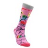 Pink Reflective Rainbow Dog Socks from the Sock Panda (Women's Sizes Adult Medium) - image 3 of 4