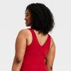 Women's Flex V-Neck Cropped Sports Bra - All In Motion™ - 2 of 4