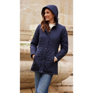 Weatherproof Women's Plush Lined Mix Quilted Walker - 1 of 4