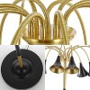 JONATHAN Y Vivian 61" 10-Light Mid-Century Modern Iron Medusa Multi Head (Includes LED Light Bulb) Floor Lamp Brass - 3 of 4