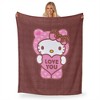 Sanrio Hello Kitty Chocokitty Silk Touch Throw Blanket 50x60 Inches - 2 of 4