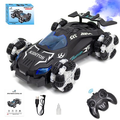 Kiditos Spray Remote Control Drift Car with Water Mist and Sound Effects, RC Toy Vehicle for Boys and Girls