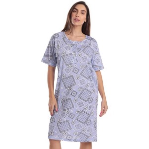 Just Love Short Sleeve Nightgown Sleep Dress for Women Sleepwear - 1 of 3