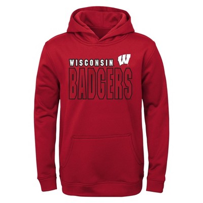 NCAA Wisconsin Badgers Boys' Poly Scuba Hoodie