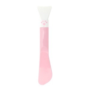 Unique Bargains Lightweight Double-headed Facial Mask Brush White Pink 1 Pc - 1 of 4